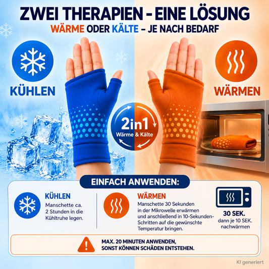 kühl warme Manschette Anwendung