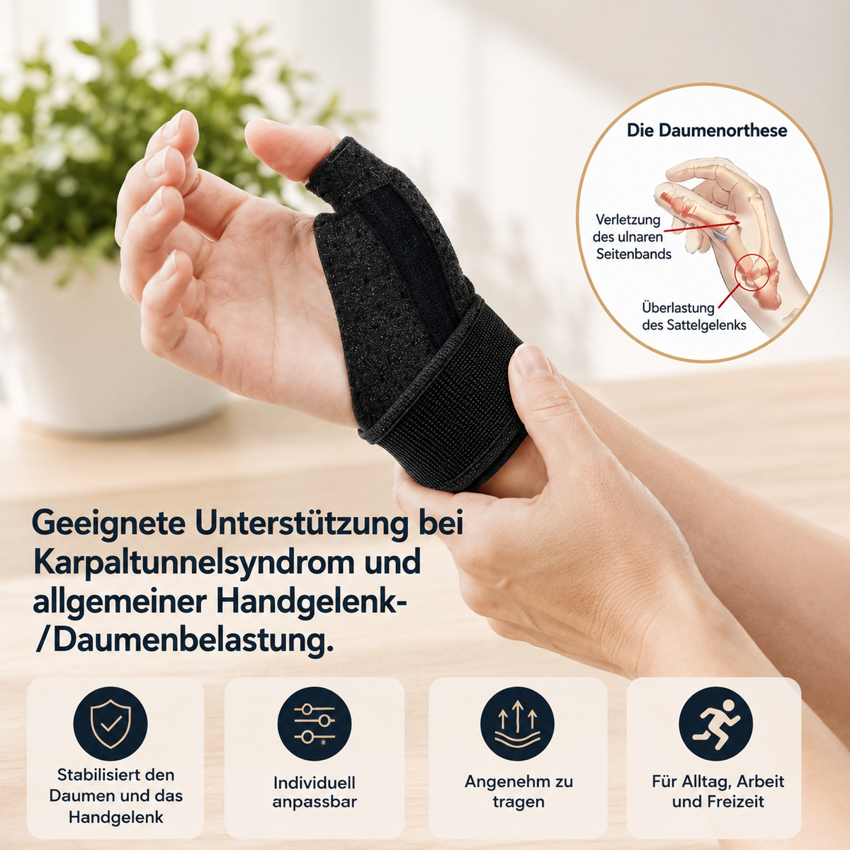 Mediora™ Daumen- & Handgelenkstütze